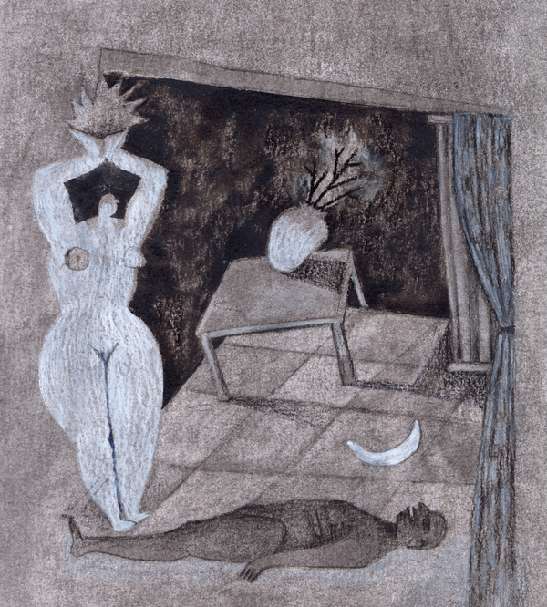 ojos abiertos Amparo Davila literarura Illustration Yehudi Villa